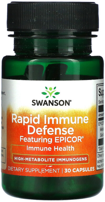 스완슨 Rapid Immune Defense 면역 방어 30 캡슐, 30정, 1개