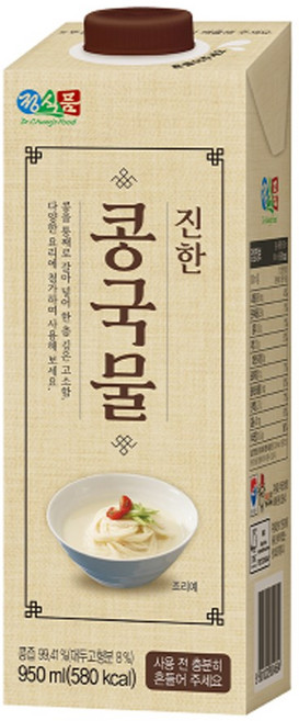 정식품 진한 콩국물, 950ml, 12개