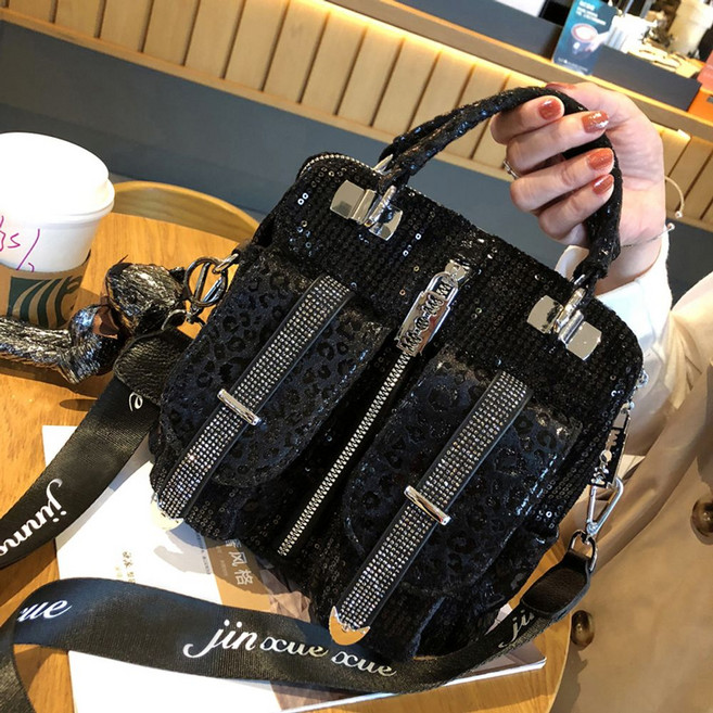 스팽글 블링 인싸 화려한 보석 가방 패션 배낭 숄더백