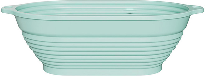 릴스베이 실리콘 폴딩 반느통 발효 바구니 홈베이킹 빵 반죽 바스켓, 1개