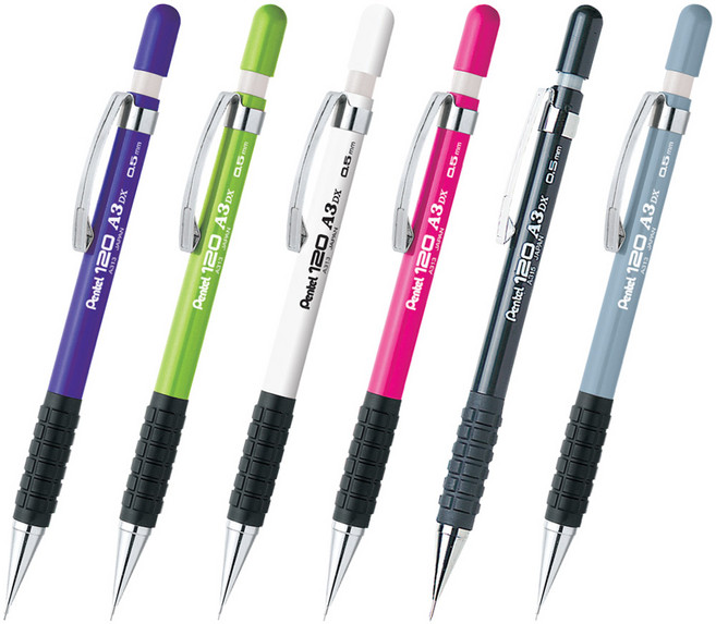 펜텔 120 A3 DX 샤프 0.5mm, 0.5mm 블랙 A315-A, 1