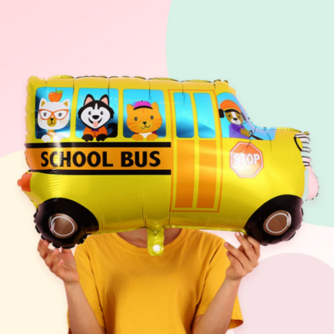 [파티지] 자동차풍선 생일 가랜드 모음, C_B_풍선_대형_스쿨버스