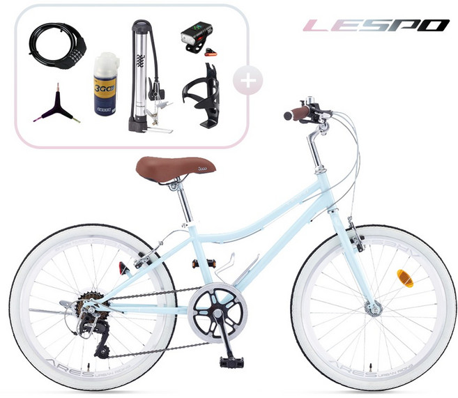 2025 삼천리 레스포 22 아레스 자전거 주니어 7단 하이브리드자전거 초등학생 선물 99%조립, 90% 조립, 페일 블루, 1개, 페일블루 (90% 조립), 146cm