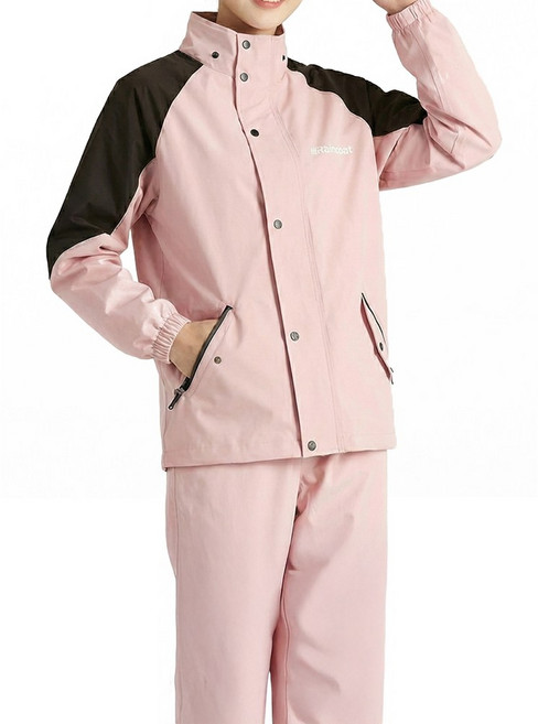 아띠꼴로 남자 오토바이 우비 여성 바이크 배달 우의, 핑크아이싱