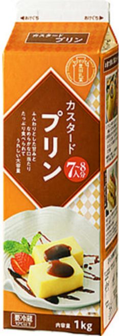 일본 교무슈퍼 대용량 카스타드 푸딩 [원산지:일본], 3개