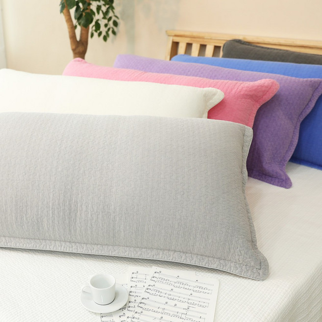 한성실업 피그먼트 대쿠션 커버 (솜별도), 그레이