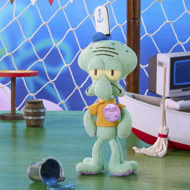 XII SPACE 章魚哥的一天系列毛絨掛件, 1個, 工作時間【拆盒確認】