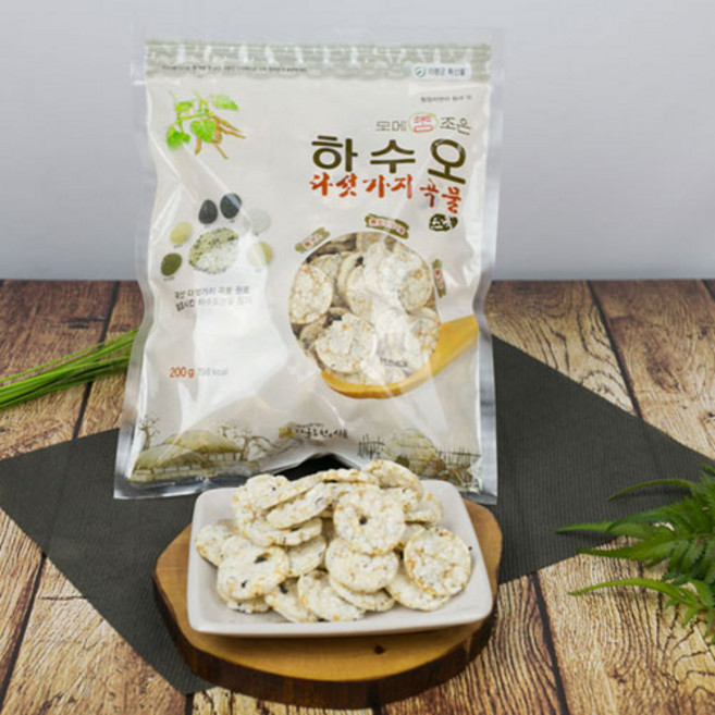 다올농원식품 다섯가지 곡물 스낵 200g x 2개