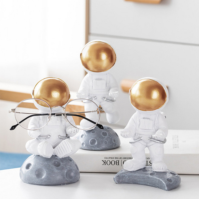 우주인 안경거치대 캐릭터 안경거치대, 스타일1 앉아있는