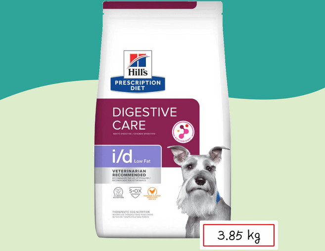 힐스 강아지 처방사료 id i/d low fat 3.85kg, 1개, 고구마