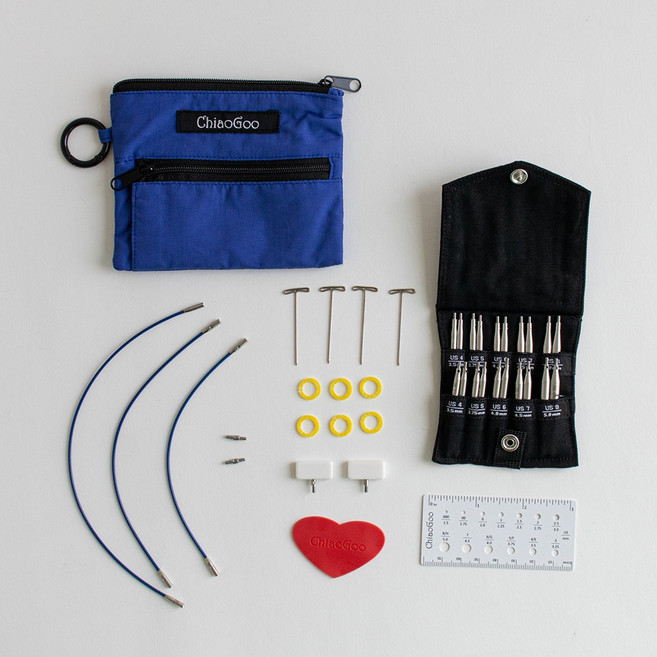 치아오구 트위스트 블루 쇼티 세트