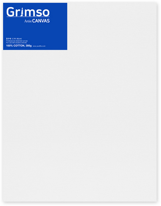 그림소 면천 아크릴 유화 대형 두꺼운 캔버스 40호 40M 정왁구 무지 사이즈 액자, 1개