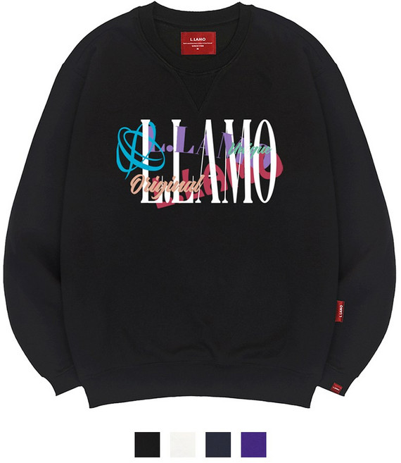 엘라모 3M 믹스엘라모 맨투맨 남녀공용 빅사이즈 S~4XL