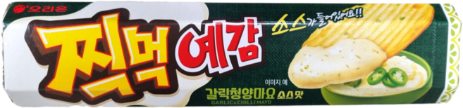 오리온 찍먹 예감 갈릭청양마요소스맛, 12개, 76g