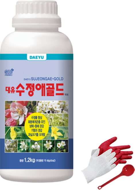 수정애골드 1.2kg 수정 착과 향상 결실 증대 사과 과수, 1개