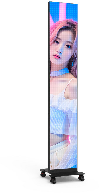 카멜 70인치 스탠드형 LED전광판 광고용 DID 디지털사이니지 CLS2.5111VS, 177cm