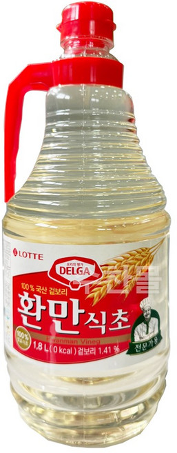 롯데 환만식초, 1.8L, 9개