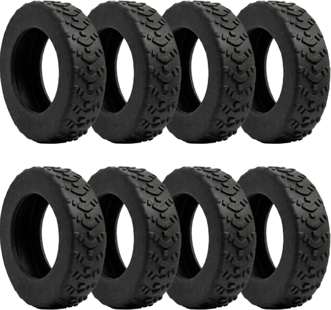 수아크 오리지널 정품 초강력 밀착 캐리어 바퀴 커버 8P 파우치세트