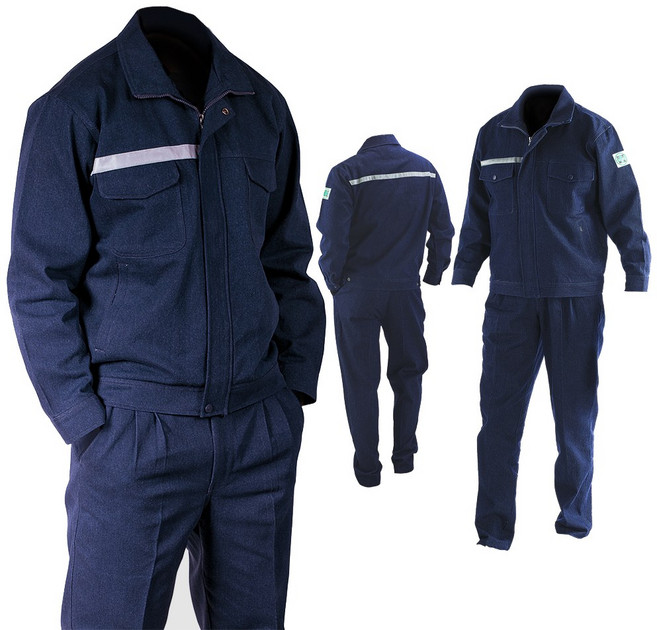 봄 가을 용접 작업복 IT-428 청지 상의 하의 세트