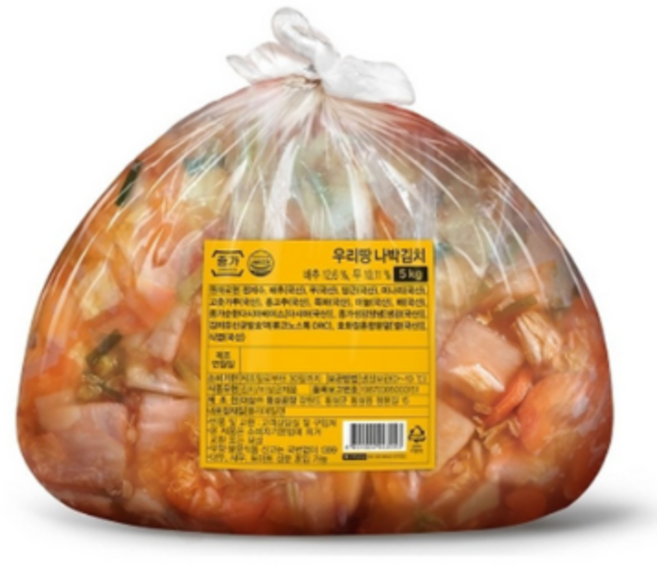 종가집 나박김치, 1개, 5kg