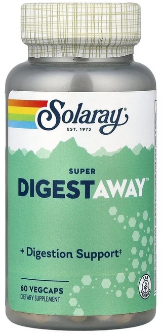 솔라레이 Solaray Super DigestAway™ 베지 캡슐 60정124842원산지:기타, 1개 - 쿠팡
