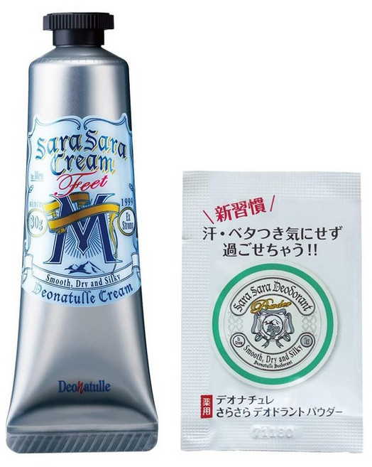 [Amazon.co.jp 한정][의약부외품] 데오나츄레 남자 발가락 さらさら크림 남성용