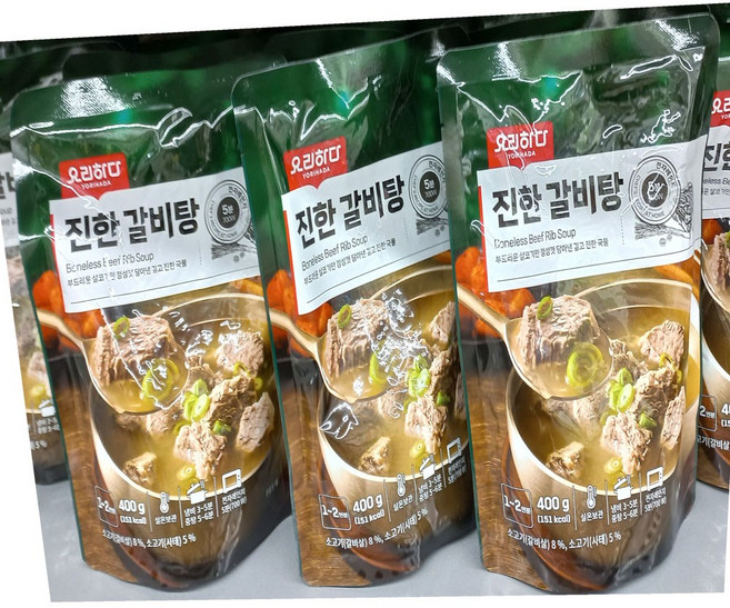 요리하다 진한 갈비탕, 3개, 400g