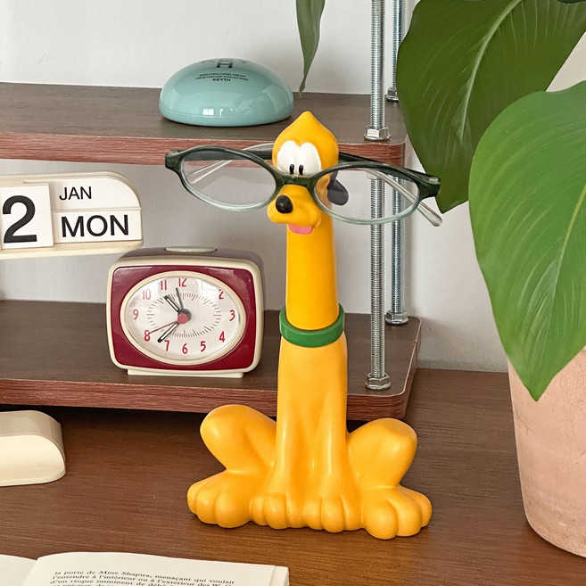 이이공브이샵 플루토 안경거치대 선글라스홀더 귀여운 피규어 인테리어소품, 단일옵션