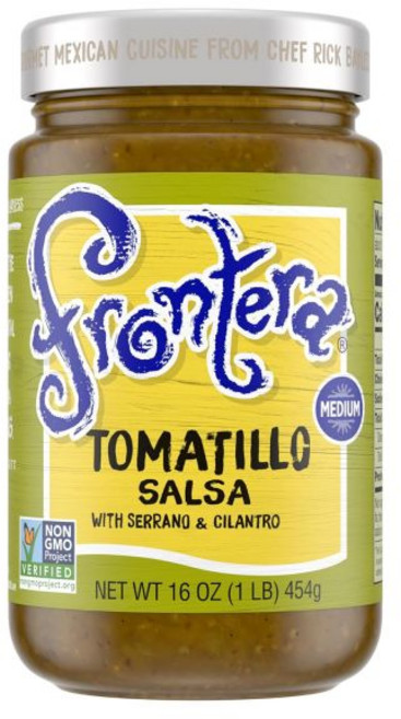 frontera 멕시코 소스 프론테라 살사 토마티요 중간 매운맛 16온스, 1개