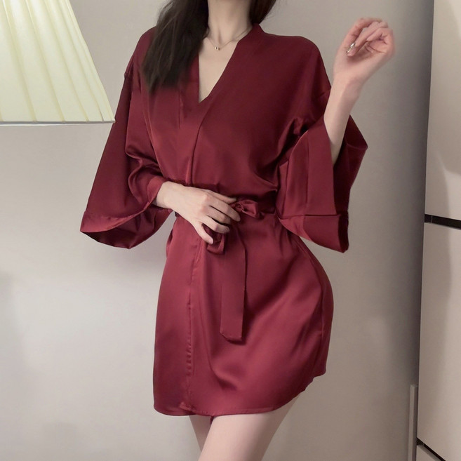 루미에 여성 섹시 호텔가운 부드러운 샤워가운