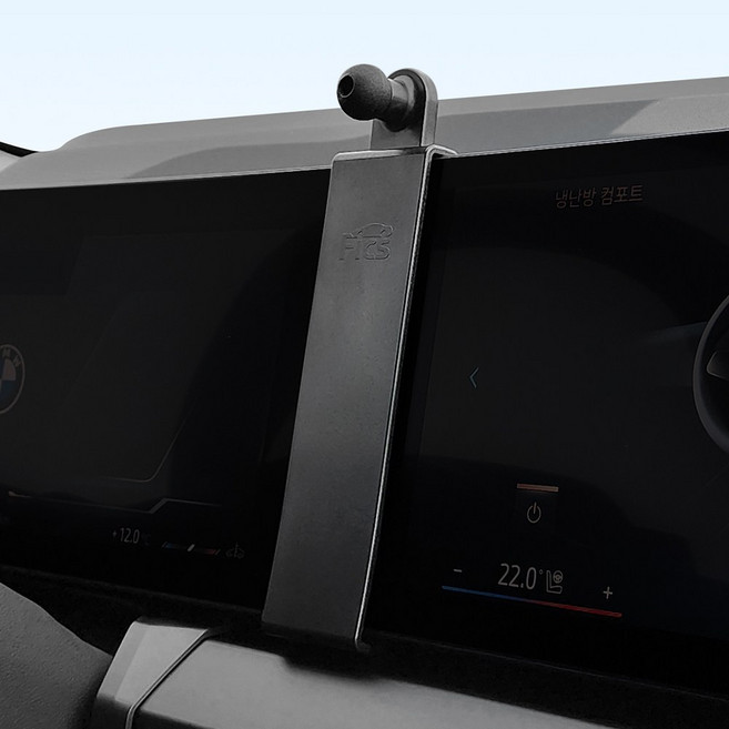 픽스글로벌 BMW 뉴 X5 X6 X7 전용 차량용 핸드폰 거치대 마운트 ID8 디스플레이 전용, 마운트 단품(블랙)+픽스 차량용 기본 거치대(충전X)