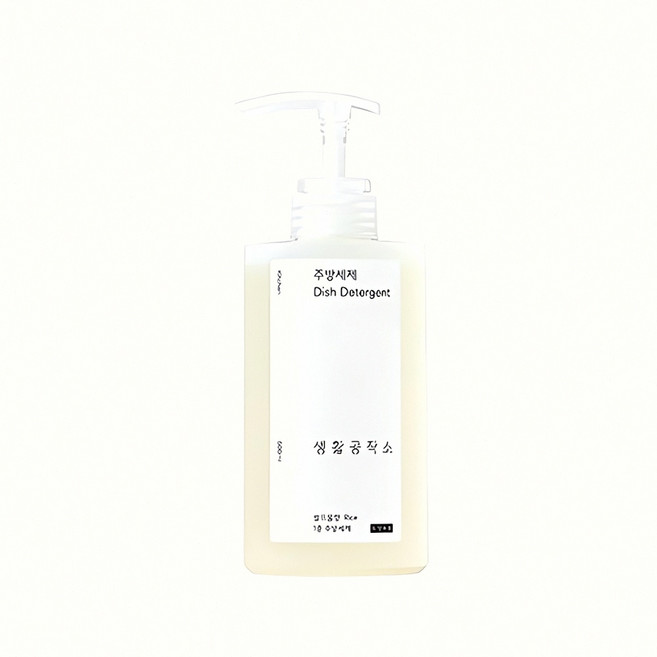생활공작소 주방세제 쌀뜨물향, 500ml, 1개