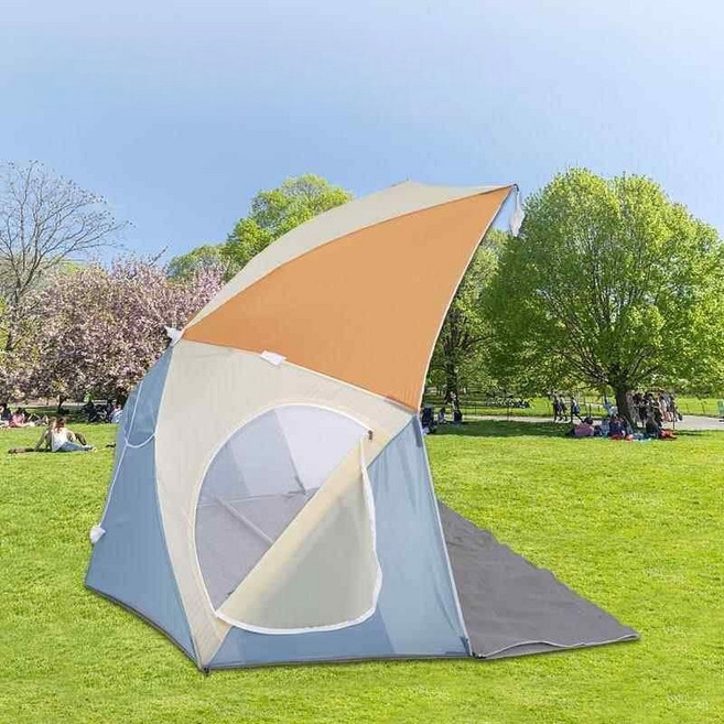 3초 우산텐트 원터치 경량텐트 캠핑 낚시 접이식 그늘막, B. 4~6인용