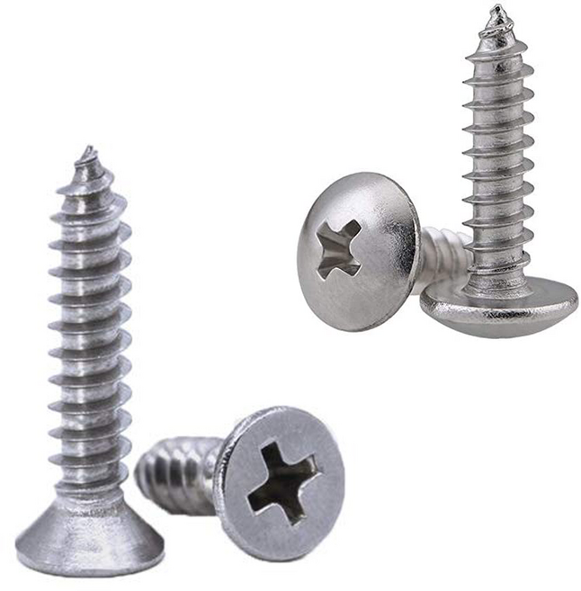 굿나잇몰 스텐 접시 트러스 머리 나사 못 피스 스크류 목재 콘크리트 m2.6 m3 m3.5 m4 m5 m6 개당 소량 낱개 판매, 1.스텐 접시머리 1종 피스, M4(4mm), 20mm, 1개