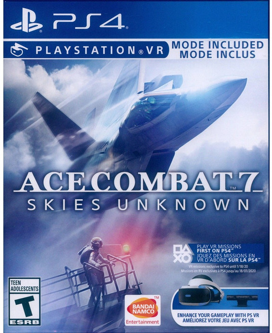 PS4 空戰奇兵 7 未知天際 Ace Combat 7 支援VR【一起玩】, 英文美版, 英文美版