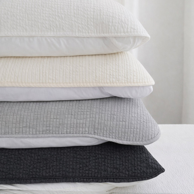 라온이브 매일매일 교체가 쉬운 순면 무형광 피그먼트 밴딩 베개커버