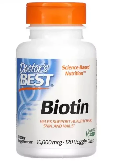 닥터스 베스트 비오틴 10000mcg 120정 비건 Biotin, 1개