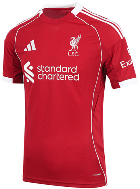 아디다스 리버풀 25/26 홈 저지 슬림핏 논 마킹 버전