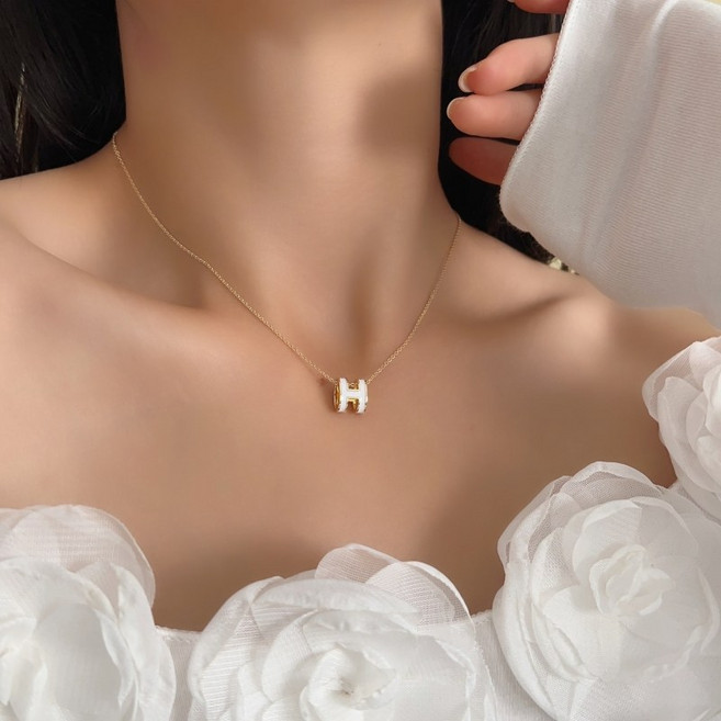 Seolvia H 체인 네크리스 14K 도금 여성 선물 추천 JY-02