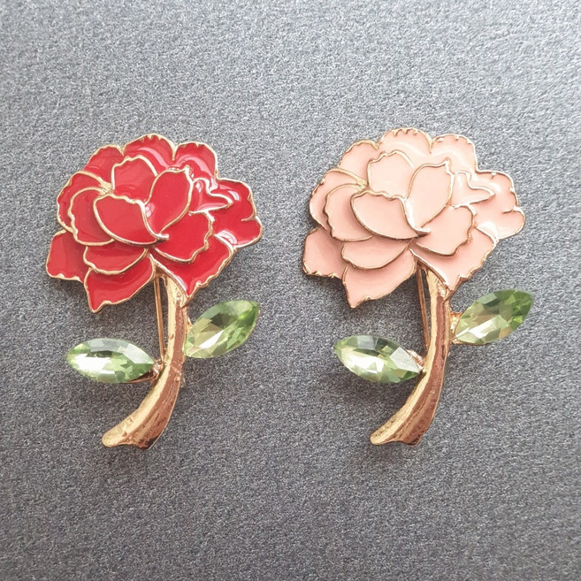 이플린 특허 카네이션 브로치 5종 01.모던브로치