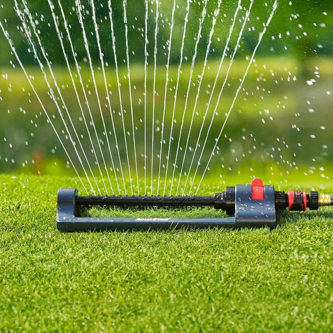 AquaStar 정원 스프링클러 전원주택 잔디 물주기 분수 스프링쿨러 마당 관수, 2개, 블루