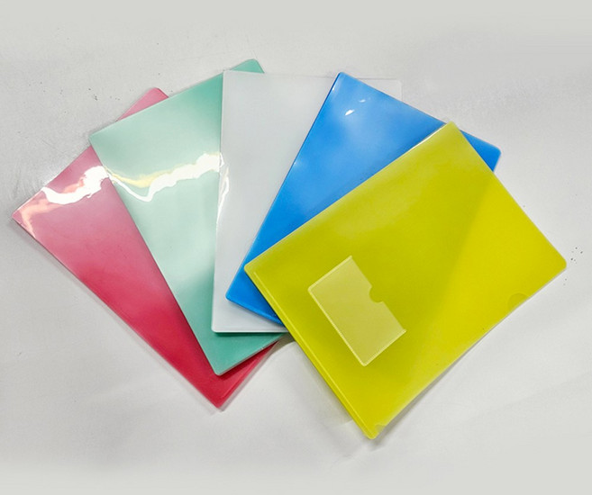 명함있는 L홀더 화일 50매 낱장화일 -무료배송, 명함청색