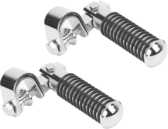 엔진 가드 풋페그 오토바이 부품 클램프 풋레스트 마운트 (1인치 크래시 바, 02 은