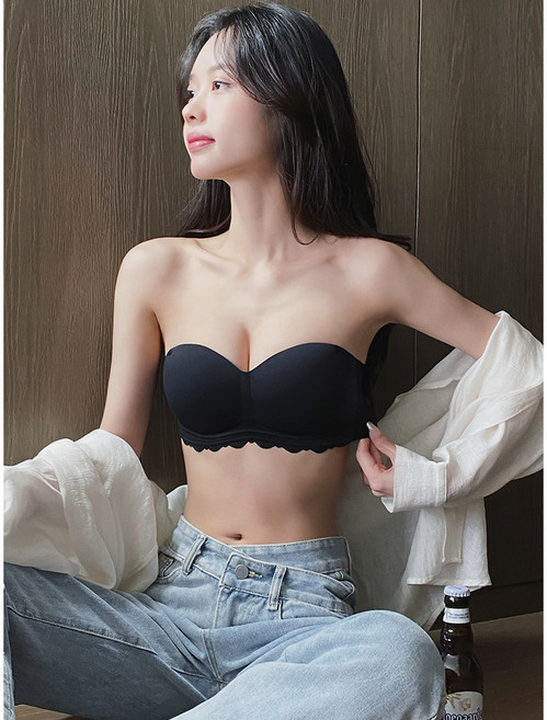 無肩帶內衣 隱形 抹胸內衣 小胸顯大 無鋼圈 文胸