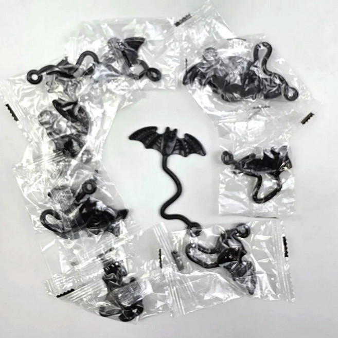 [무료배송/당일배송] 할로윈 말랑이 찐득이 [엘리빅마켓], 6개, 까망박쥐