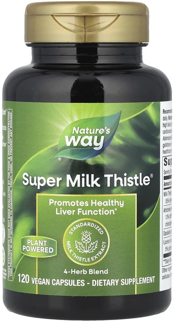 몸관리하세요 겨울입니다 Nature's Way Super Milk Thistle® 베지 캡슐 120정 특별관리진행, NaturesWaySuperMilkThistle베지캡슐, 1개 - 쿠팡