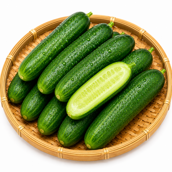국내산 아삭 미니오이, 1개, 500g