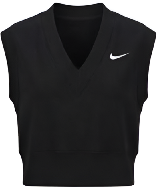 나이키 우먼스 루즈 브이넥 민소매 크롭 조끼 fv6317-010