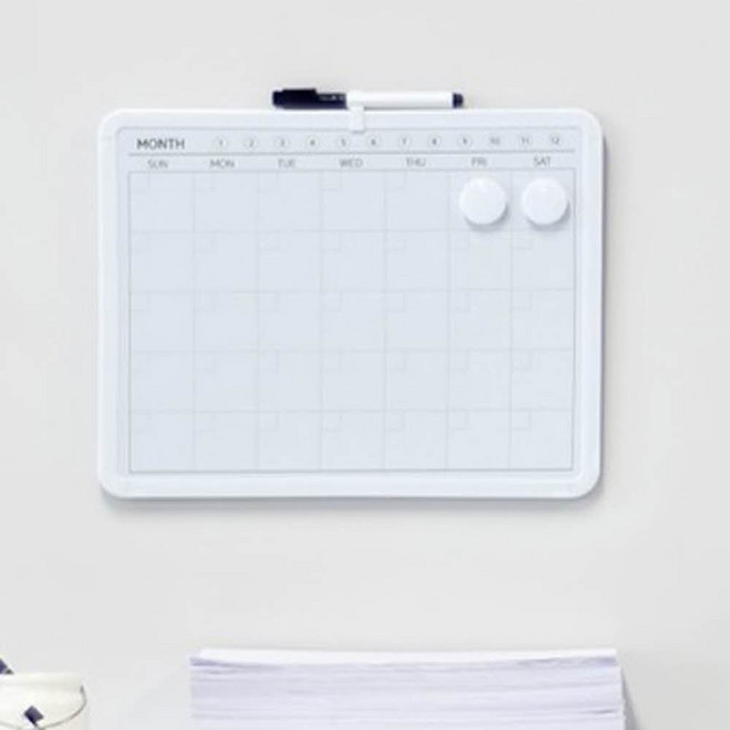 미니 자석 캘린더 화이트보드 자석메모보드 화이트보드달력