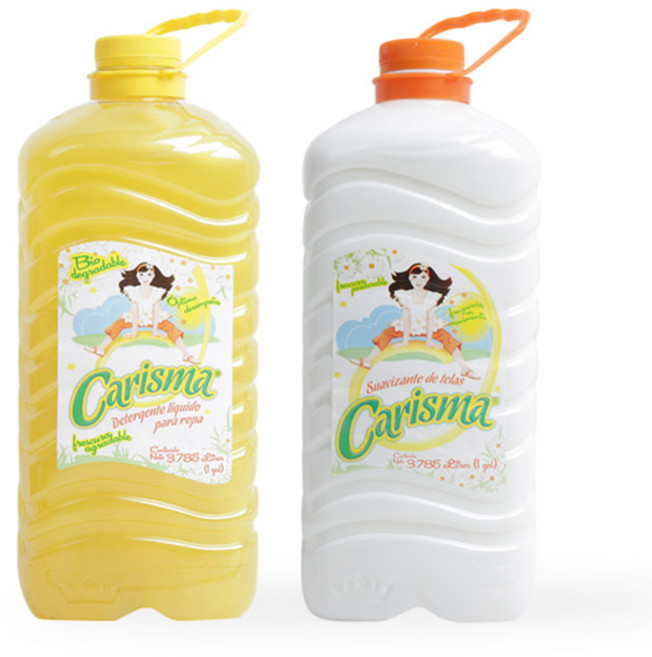 카리스마 대용량 액상 세탁세제+섬유유연제 빨래용품, 액체세제 1개 + 섬유유연제 1개, 1개, 3.785L